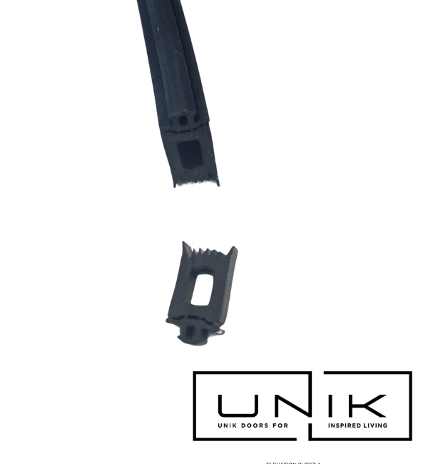 Cortizo glazing gasket 15mm - 999005-gasket for curtain wall-5 meter length