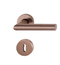HOPPE Amsterdam Door Handle Set - Copper Coloured Satin