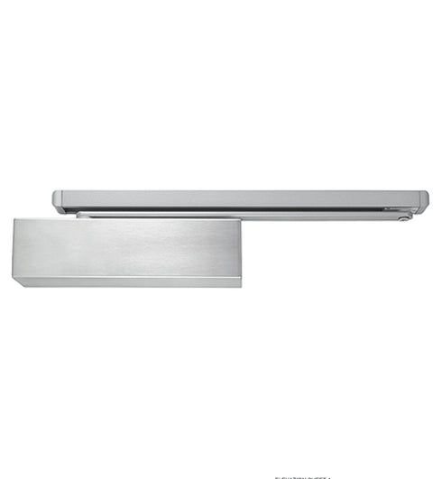 Hoppe Arrone AR6409 cam-action door closer with satin stainless steel finish