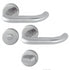 HOPPE Paris SecuSan Stainless Steel Bathroom/WC Interior Door Handle Set