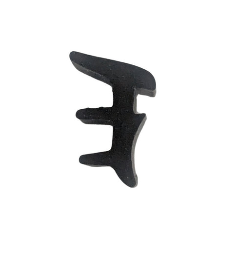 Main product image showing the black rubber gasket coiled or laid out, displaying the gasket's profile and cross-sectional shape against a clean white background