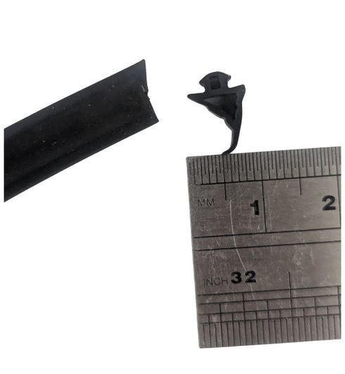 Contextual image showing the gasket installed in a typical Kawneer window or curtain wall frame, demonstrating proper placement and fit within the aluminum extrusion channel