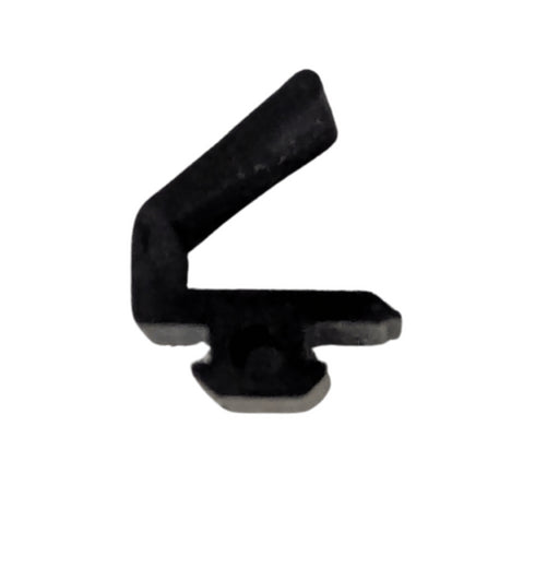 Close-up detail shot of the gasket's cross-sectional profile and texture, showing the precise dimensions and sealing surface design for architectural glazing applications.