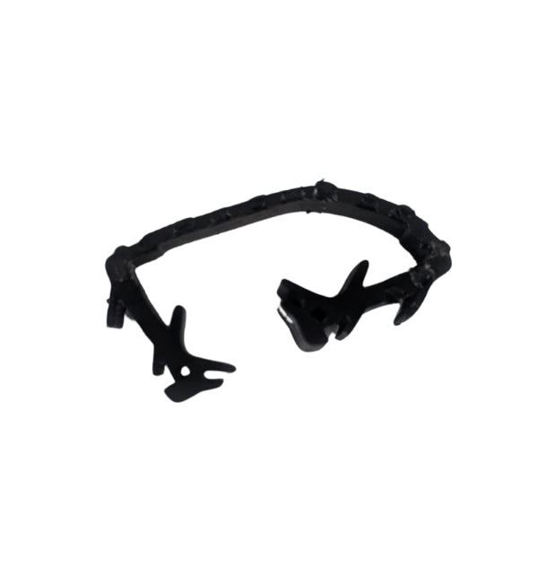 Main product image showing the black rubber gasket coiled or laid out, displaying the gasket's profile and cross-sectional shape against a clean white background