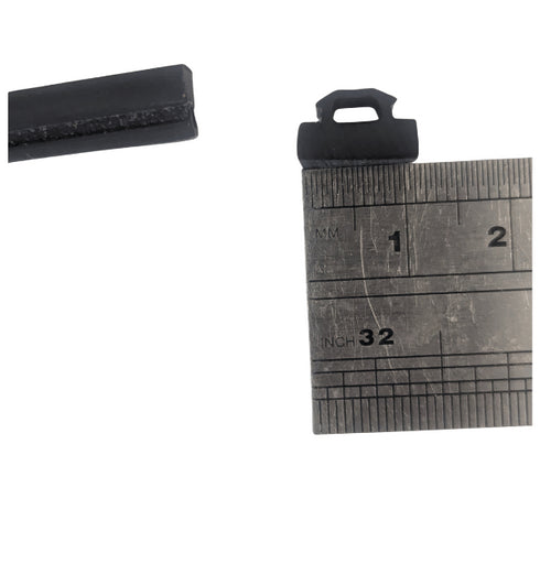 Contextual image showing the gasket installed in a typical Kawneer window or curtain wall frame, demonstrating proper placement and fit within the aluminum extrusion channel