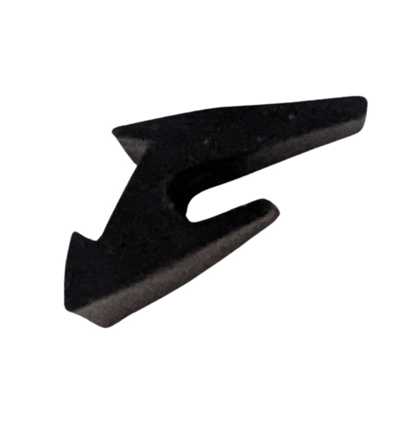 Main product image showing the black rubber gasket coiled or laid out, displaying the gasket's profile and cross-sectional shape against a clean white background