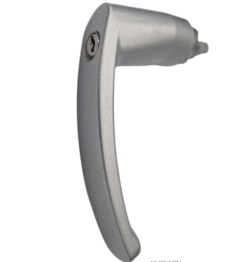 GENUINE KAWNEER tilt and turn handle with rosette, key and fixing