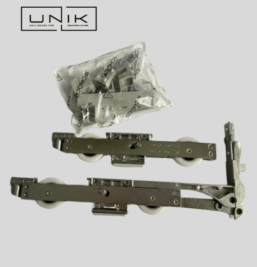 Schüco Carriage Set up to 300 kg (Carriage Front + Rear) for an 8 mm Connecting Product no 233908