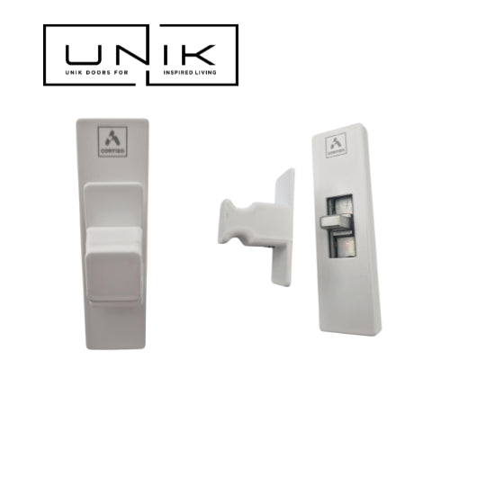 Cortizo CorVision Sliding Door  Handle-security lock mini- white