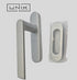 Schuco 276737 Handle for Sliding Doors Without cylinder with Silver Tray