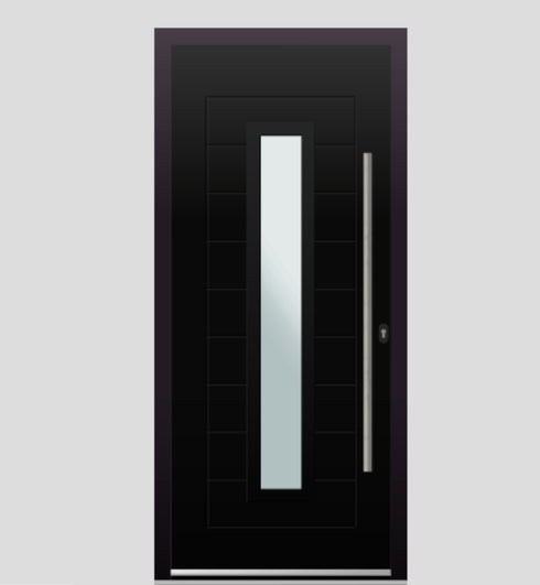 Porte d'entrée en aluminium PORTOBELLO GL - Collection Signature