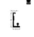 Schuco 153910 Black Anodised 6-Meter Track System for Sliding Doors