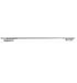 Long rectangular metal rod on a white background