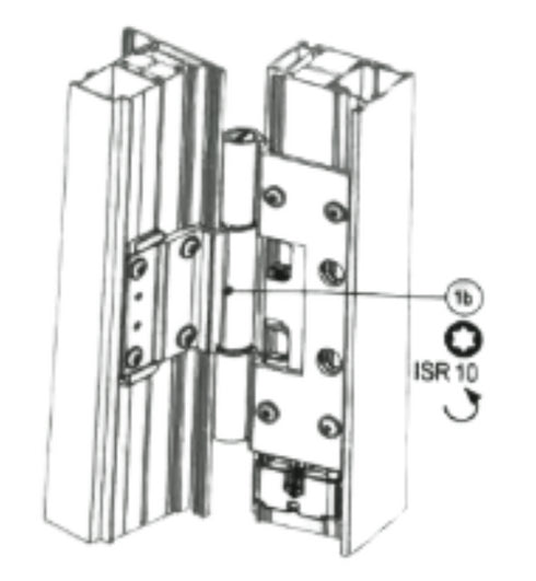 Technical drawing of a mechanical component with ISR 10 marking