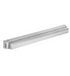 Metallic rectangular object on a white background
