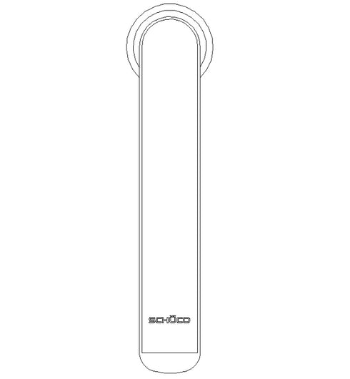 Outline of a metal hook on a white background with 'Schlo"og' branding.