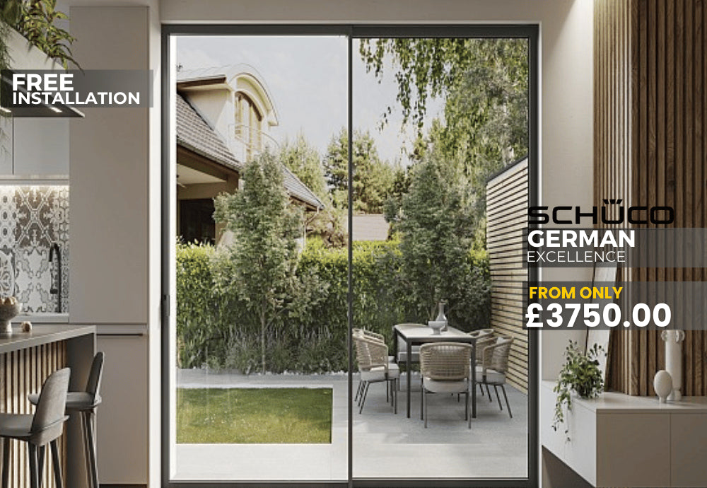 Schuco aluminium sliding patio door, Schuco ASE60 , Schuco ASE51PD, modern design, slim frame, energy efficient, high security, luxury residential, commercial doors , high usage doors