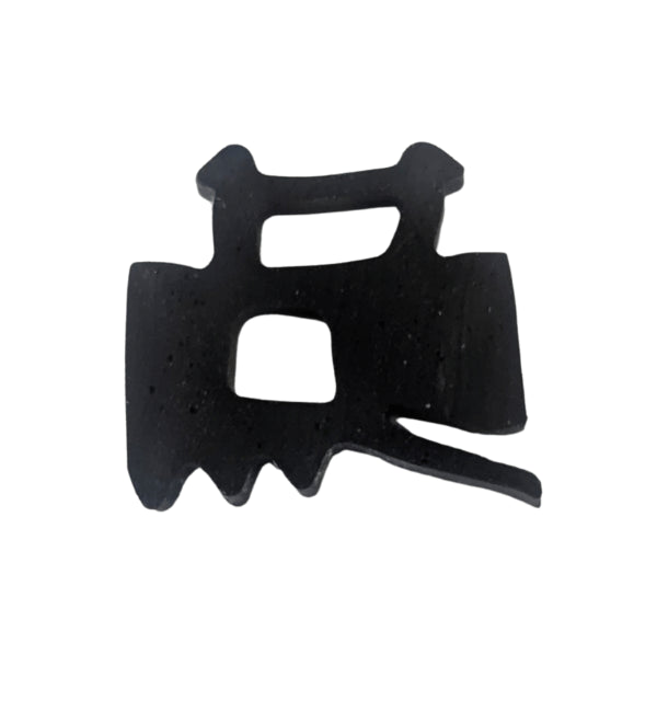 Main product image showing the full 5-meter black rubber gasket coiled or laid out, displaying the gasket's profile and cross-sectional shape against a clean white background