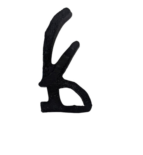 Main product image showing the full 5-meter black rubber gasket coiled or laid out, displaying the gasket's profile and cross-sectional shape against a clean white background