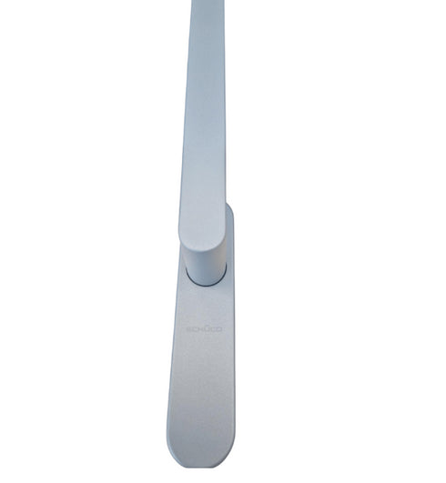 Original Schuco 269227 aluminium lift & slide handle (RAL9006 grey) for internal use.