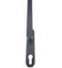 Close-up of a black Schuco 269418 inside lever handle for Lift & Slide doors, with cylinder machining.