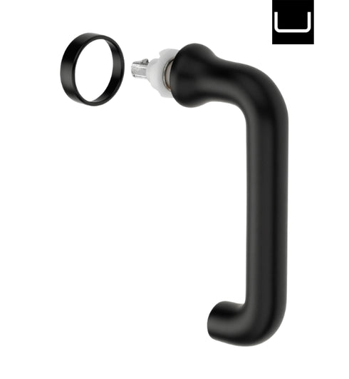 Schuco 234448 Push In Window Handle RAL9005