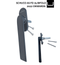 Schuco 269191 Bifold Shootbolt Hand Lever – Black, ASS FD 75 Bifold Door (2022 Onwards)