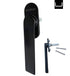 Poignée de verrouillage à pêne dormant pour porte coulissante pliante SCHUCO 247886 - Noir