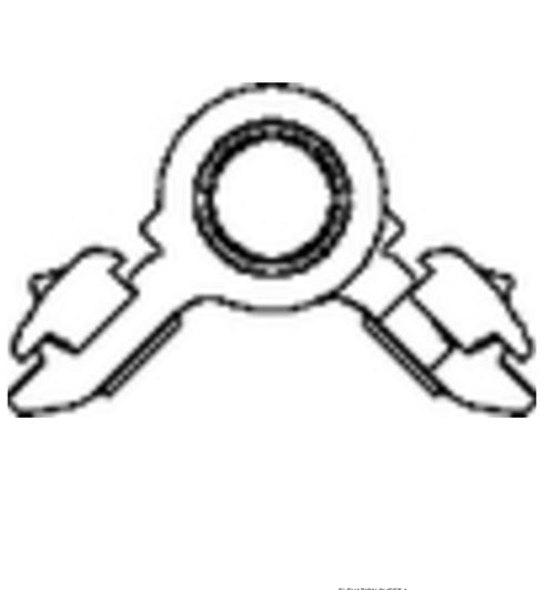 Schueco 279713 turn hung component designed for ASFD75 bi-fold doors