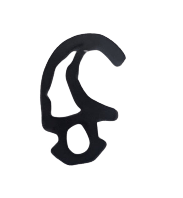 Main product image showing the black rubber gasket coiled or laid out, displaying the gasket's profile and cross-sectional shape against a clean white background