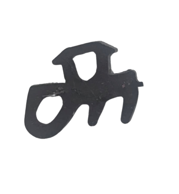 Main product image showing the black rubber gasket coiled or laid out, displaying the gasket's profile and cross-sectional shape against a clean white background