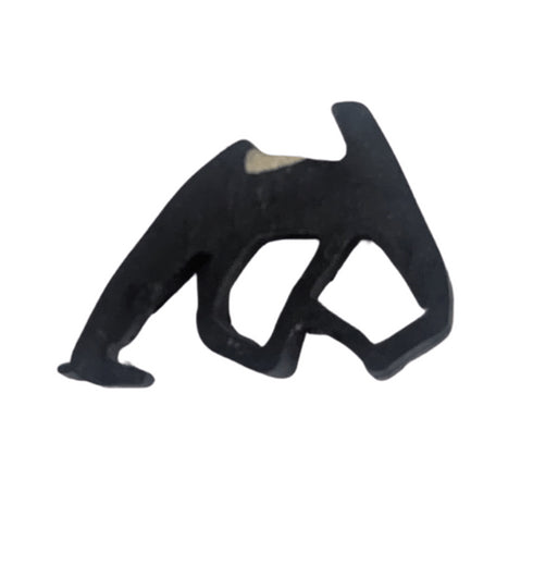 Main product image showing the black rubber gasket coiled or laid out, displaying the gasket's profile and cross-sectional shape against a clean white background