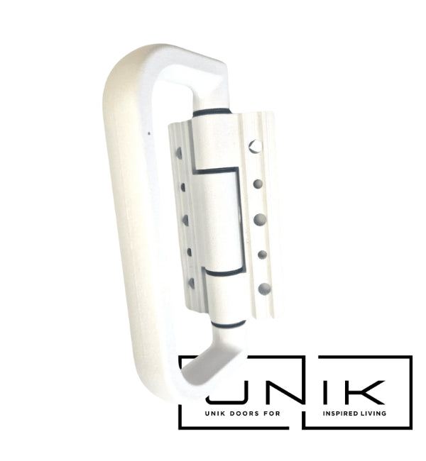 Smart Visofold 1000 Bifold Pull Handle Hinge- White textured -SMART Genuine Part at Unikdoors