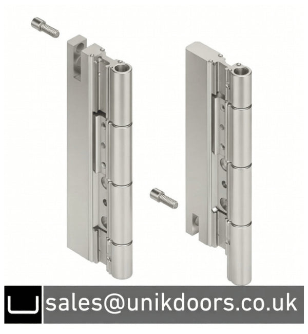 Schuco 220927 - Roller Carriage Hinge Both Sides with 150kg Capacity -Co (Silver )-Bespoke product -No returns