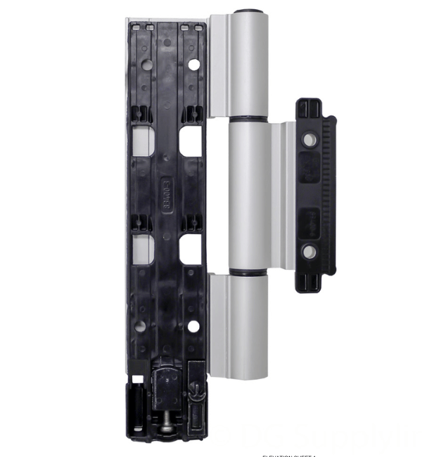 Schuco R01 Barrel Hinge 239584 - Silver Finish – unikdoors.co.uk